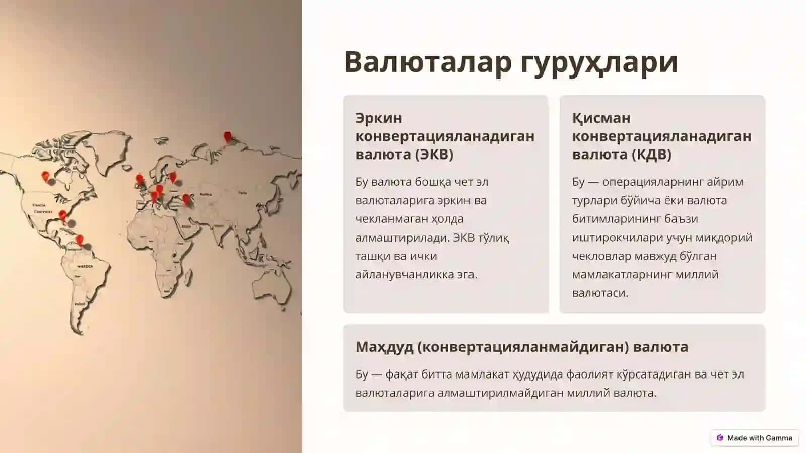 Миллий валюта ва унинг конвертацияланиши 3