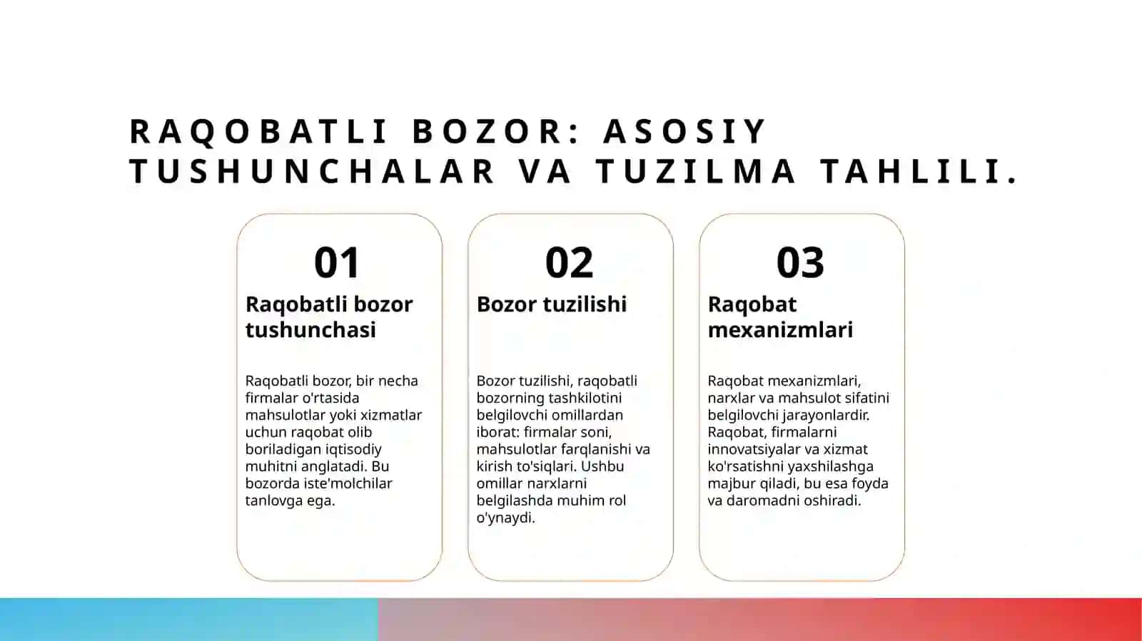 Raqobatlashuvchi firmani foydasi va daromadlari 3