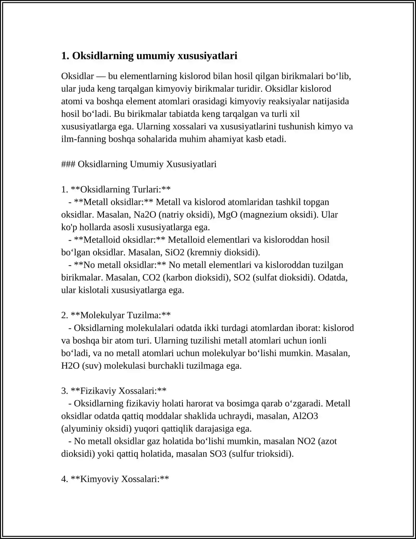 OKSIDLAR VA GIDROKSIDLAR ULARNING SINFLARI VA MINERALLARI 3