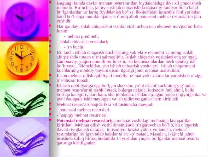 MEHNAT BOZORI STATISTIKASI 3