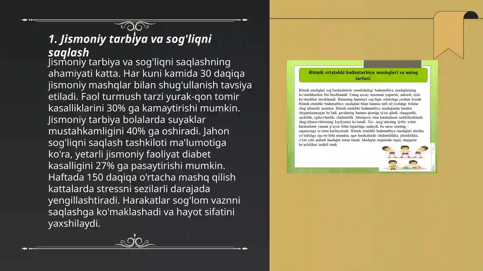 Jismoniy tarbiya va iste'dodni rivojlantirish 3