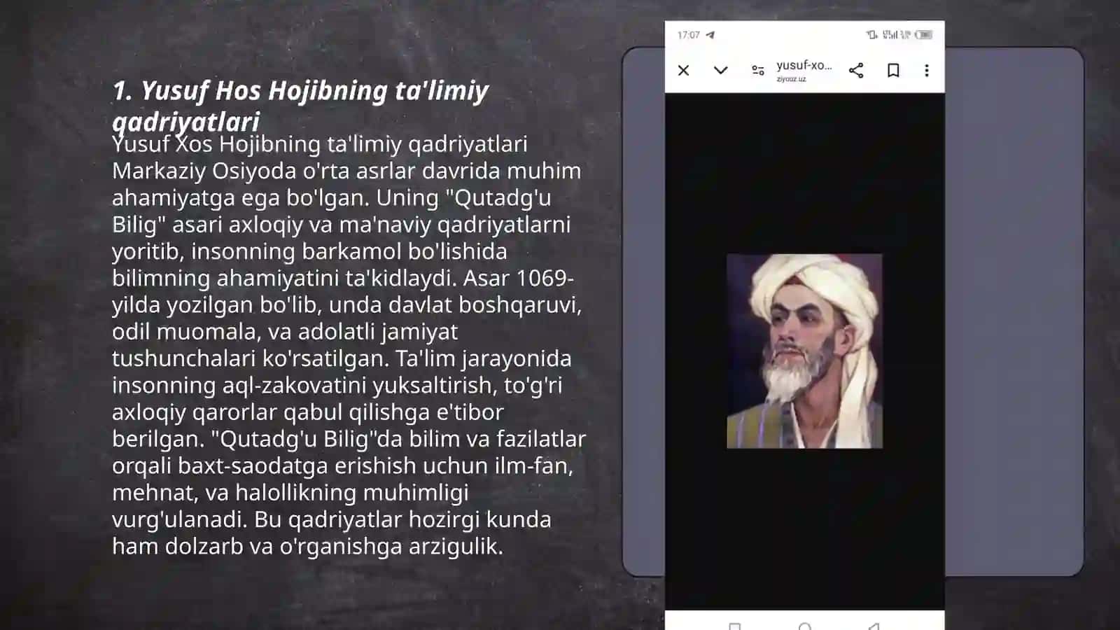 Yusuf Hosxojib, Ahmad Yugnakiy va Kaykovuslarning asarlarida didaktik qarashlar 3