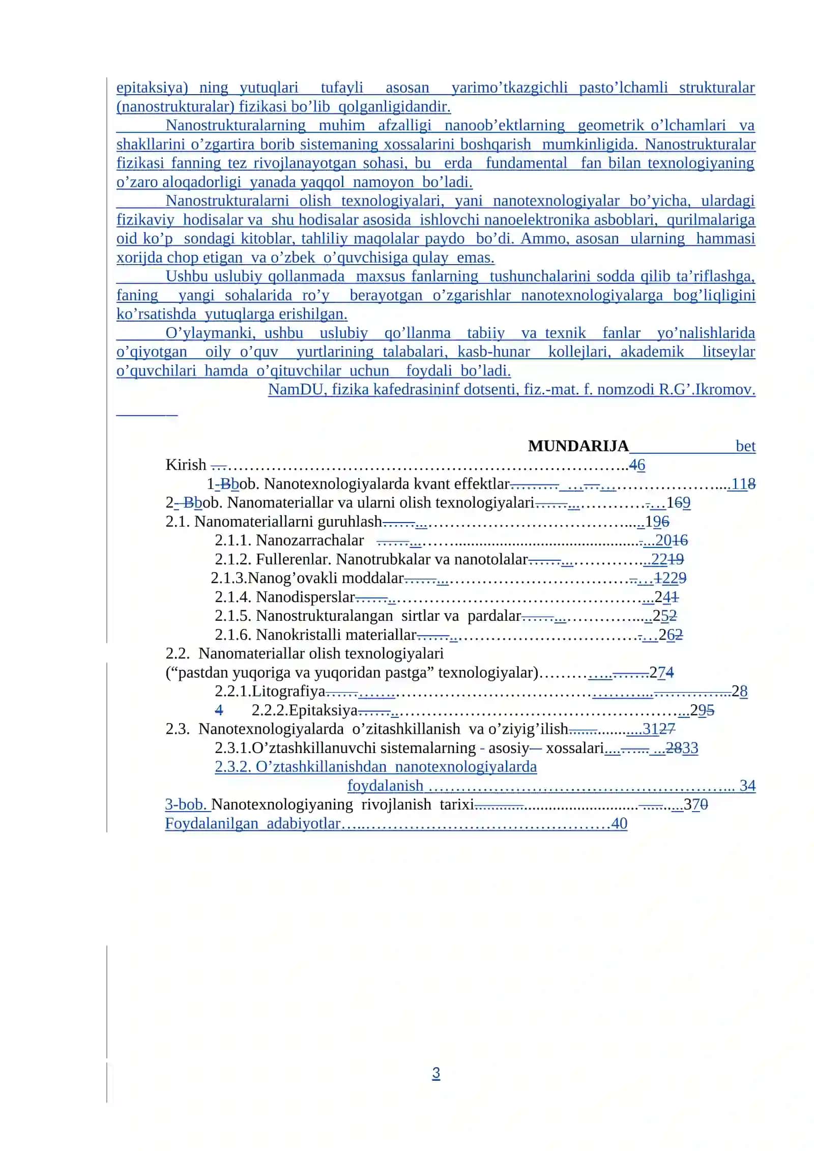 NANOTEXNOLOGIYAGA KIRISH (USLUBIY QO’LLANMA) 3
