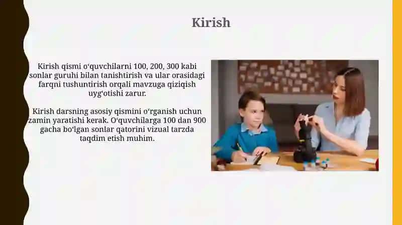Eshitishida nuqsoni boʻlgan bolalar maktab internatlarida yuzlik mavzusini oʻqitish metodikasi 3