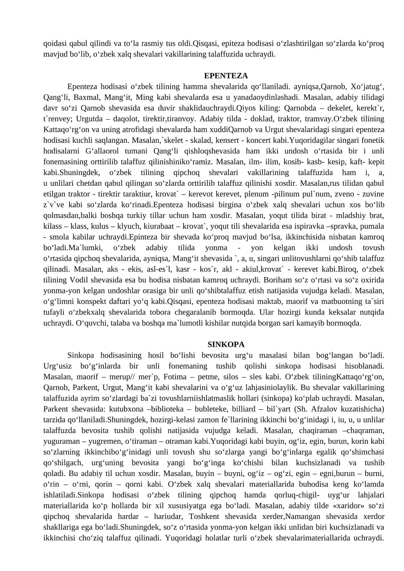 Shevalardagi fonetik jarayonlar 3