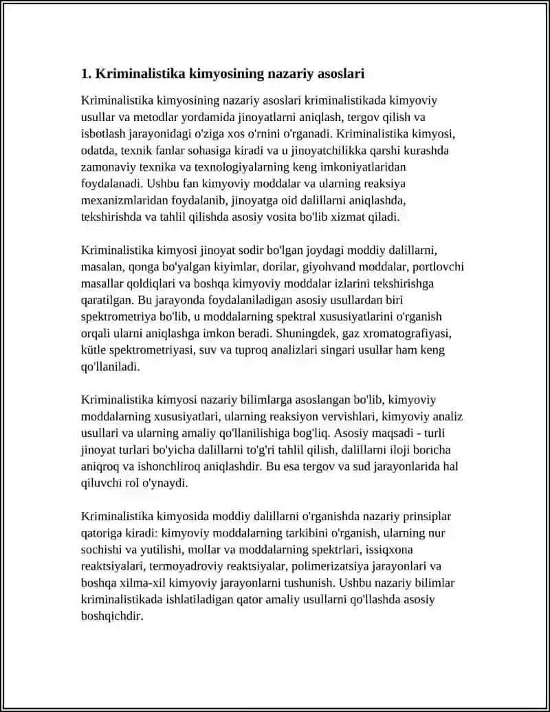 Kriminalistika Kimyosining Nazariy Asoslari 3