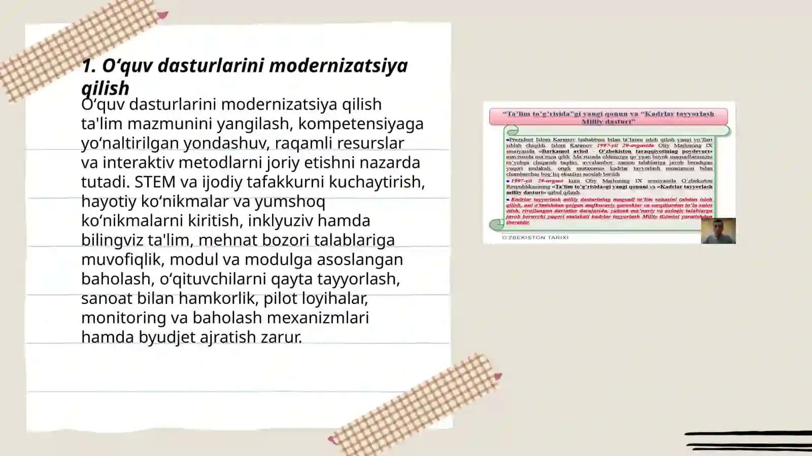 Oʻquv dasturlarini modernizatsiya qilish 3
