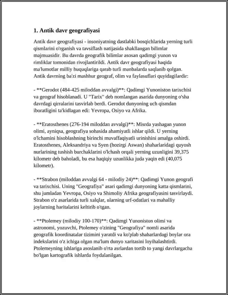 Antik davr geografiyasi 3