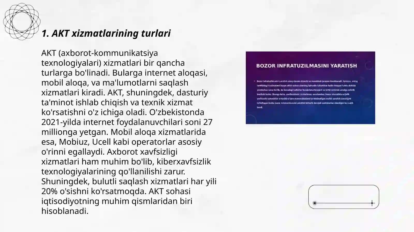 AKT xizmatlari bozorining shakllanishi 3