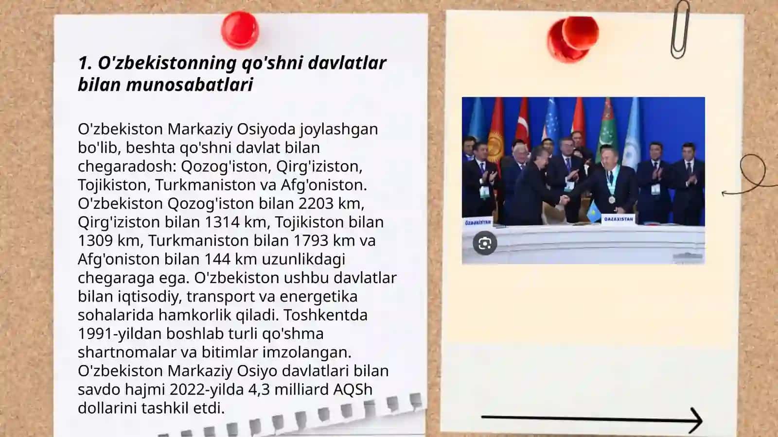 O'zbekiston respublikasining tashqi siyosatining muhim yoʻnalishlari 3