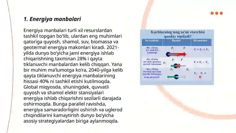 Energiya.Issiqlik va yorug'lik.Tovush.Harakat va tezlik 3