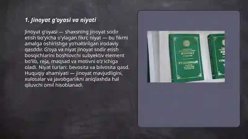 Jinoyat sodir etish bosqichlari 3