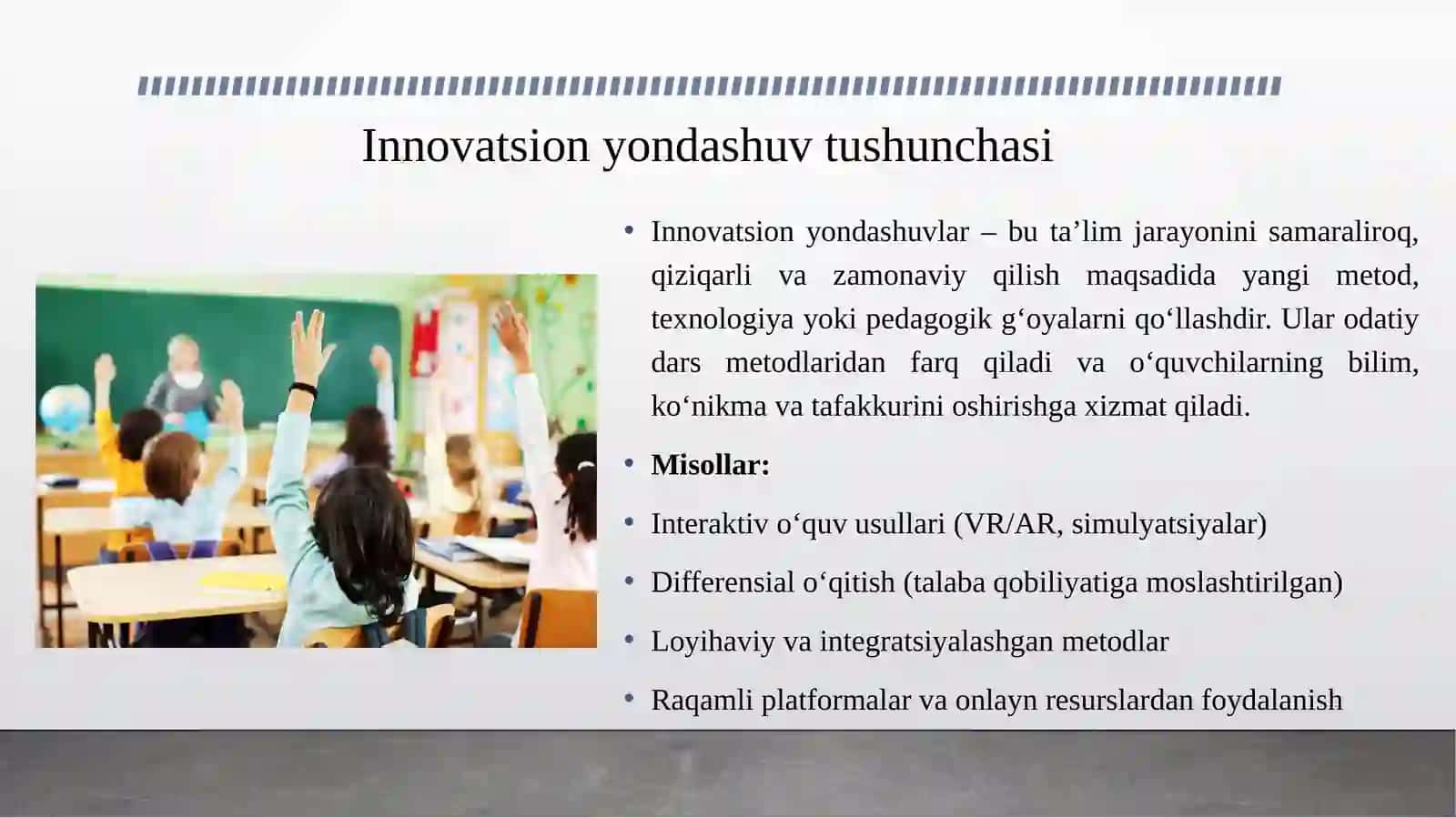 Ta’lim sifatini oshirishda innovatsion yondashuvlarning ahamiyati 3