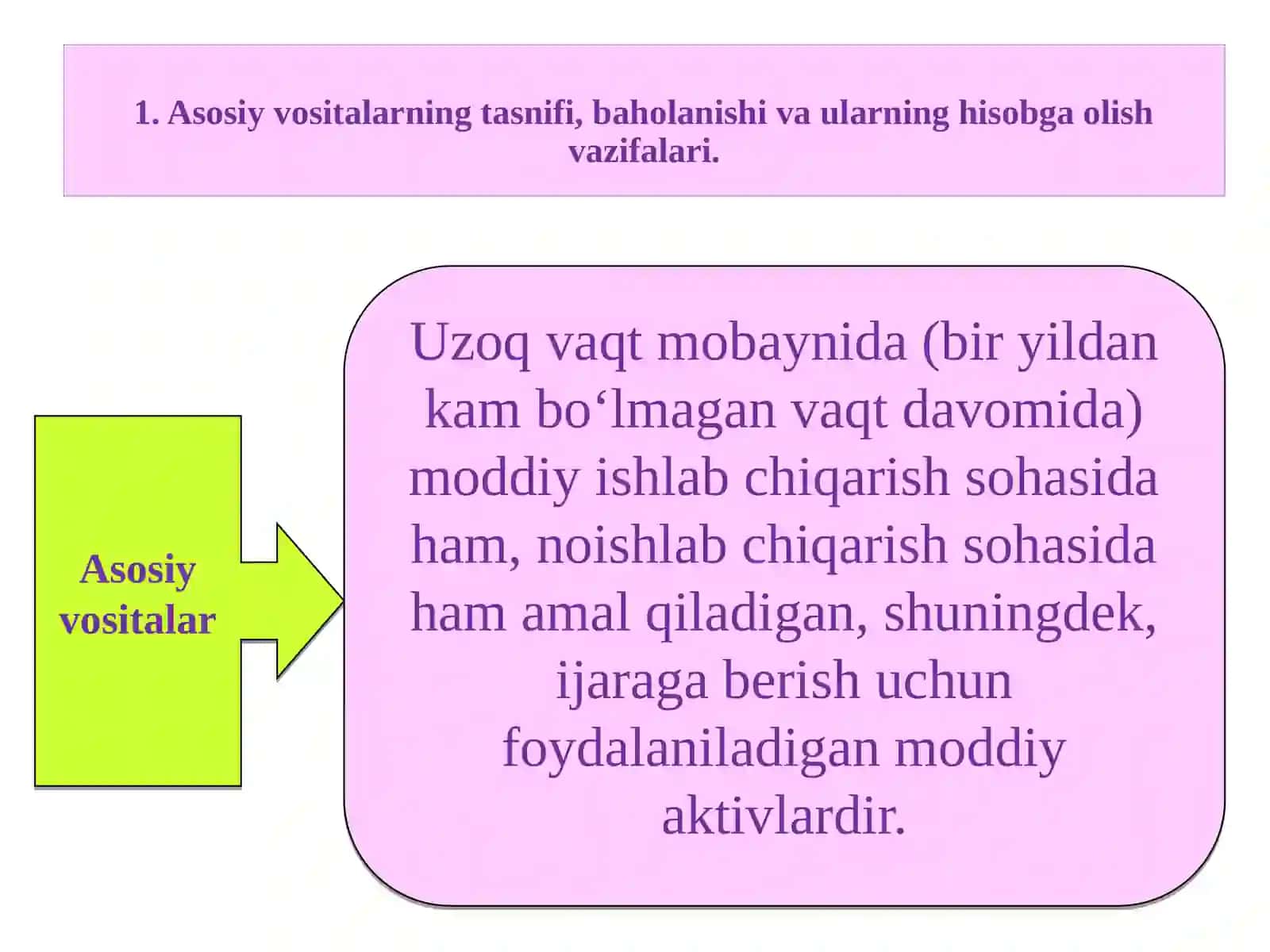 Asosiy vosita hisobi 3