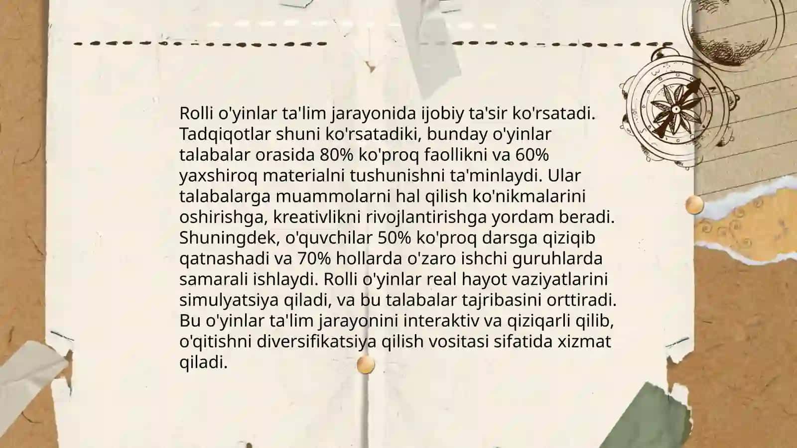 Rolli o'yinlarning ahamyati 3