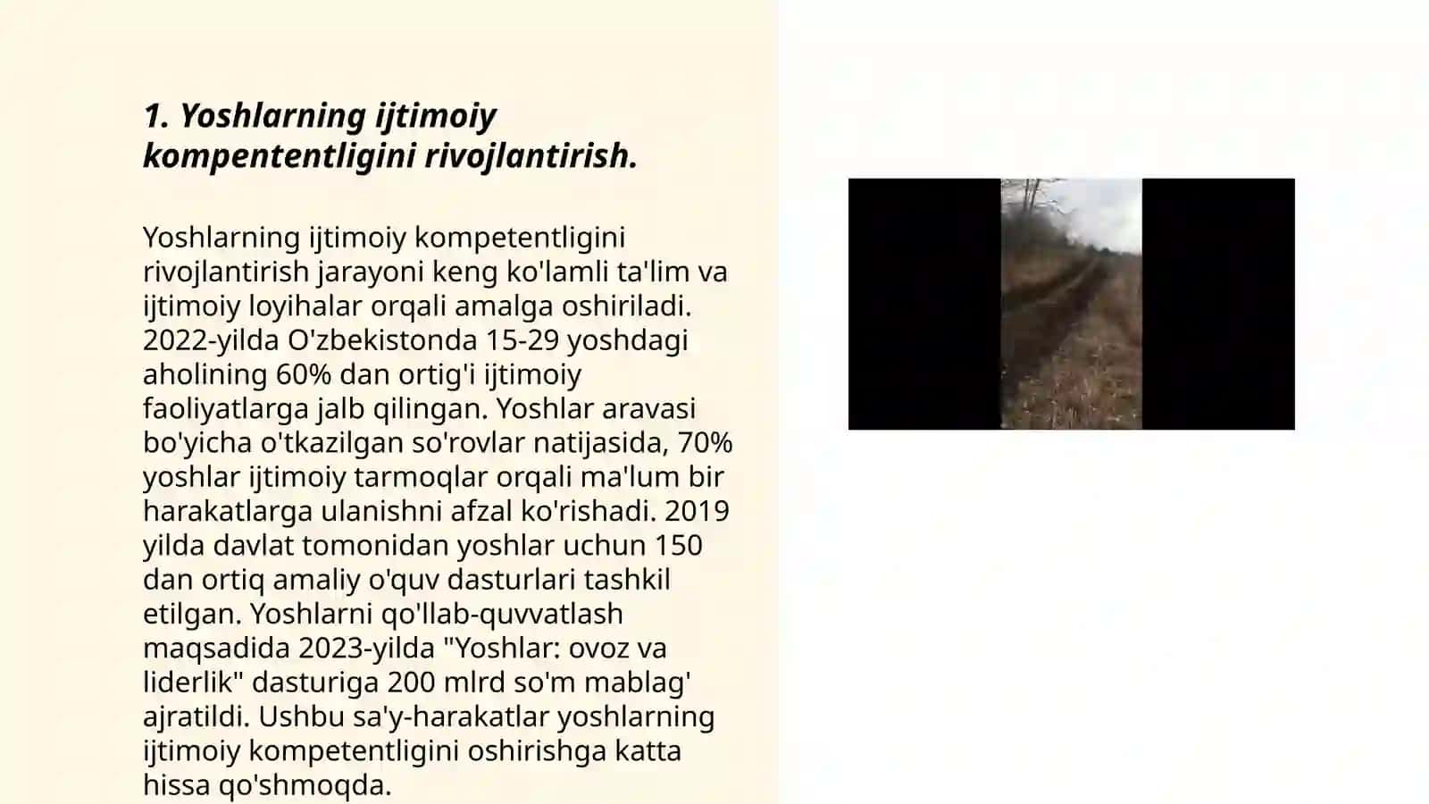 Yoshlarni ijtimoiy kompetentligini shakllantirish bosqichlari 3