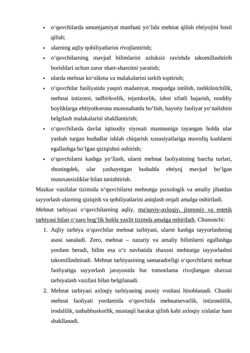 Mehnat Tarbiyaviy Imkoniyatlari Bilan Tanishish 3
