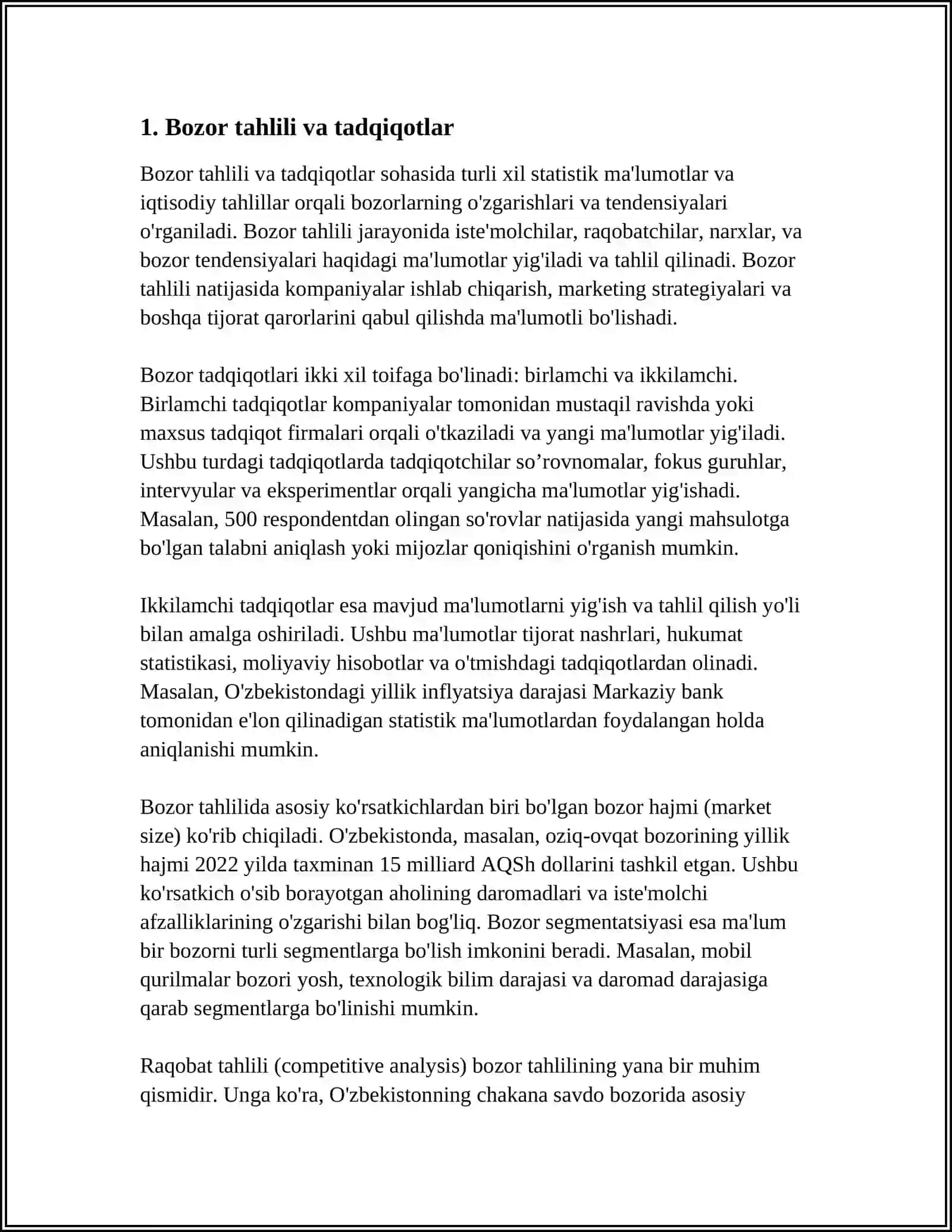 TARMOQ MARKETING JARAYONINI TASHKIL QILISH 3
