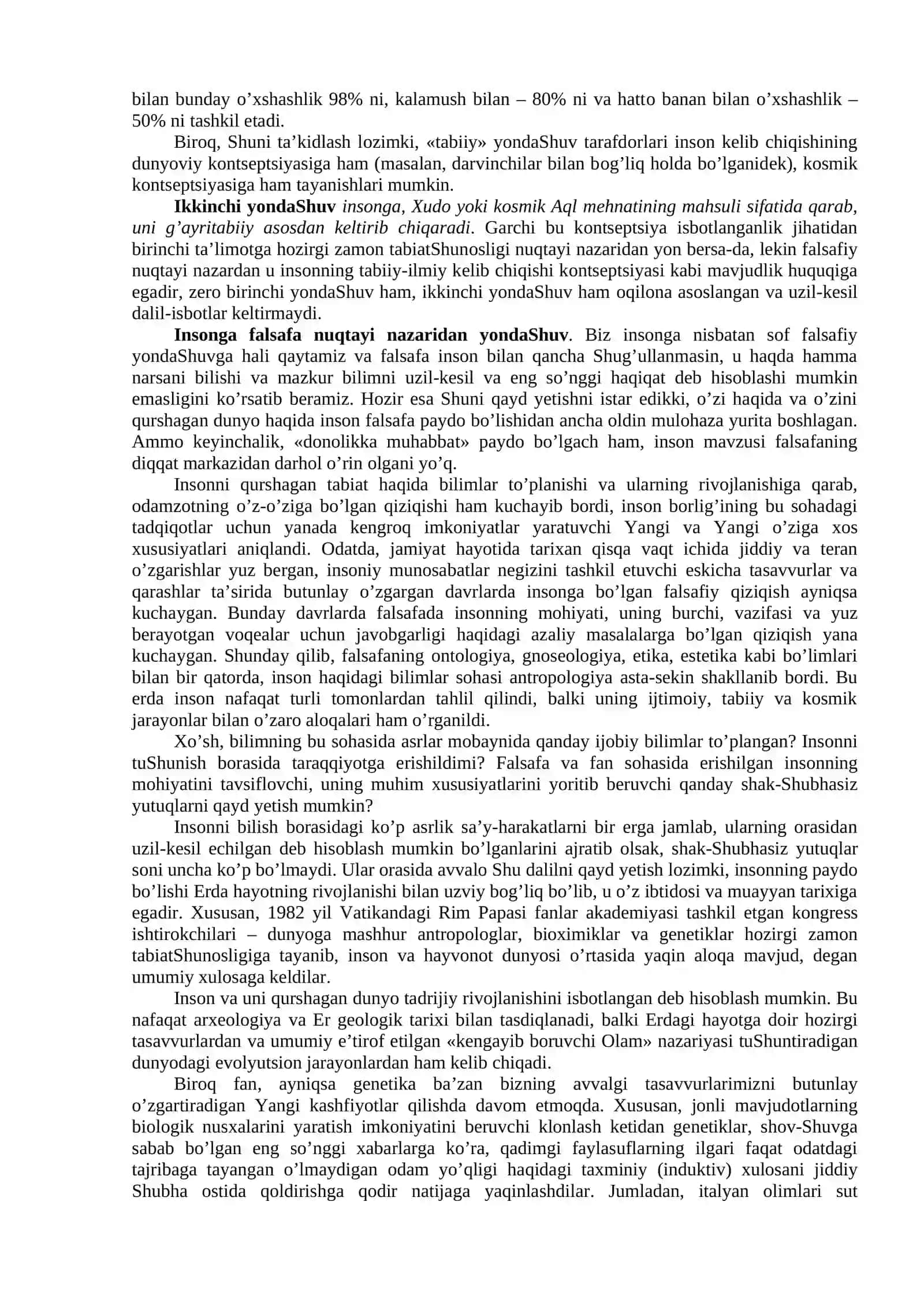 Insоn falsafiy muammо sifatida 3