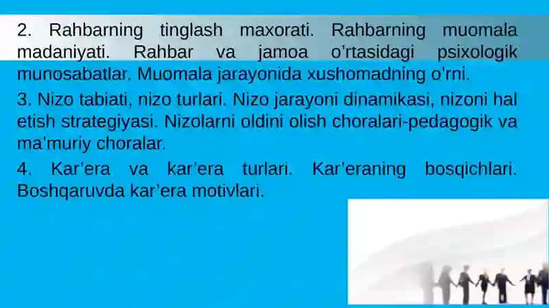 TASHKILOT VA ISHLAB CHIQARISH KORXONALARINING RAHBAR IMIDJI 3