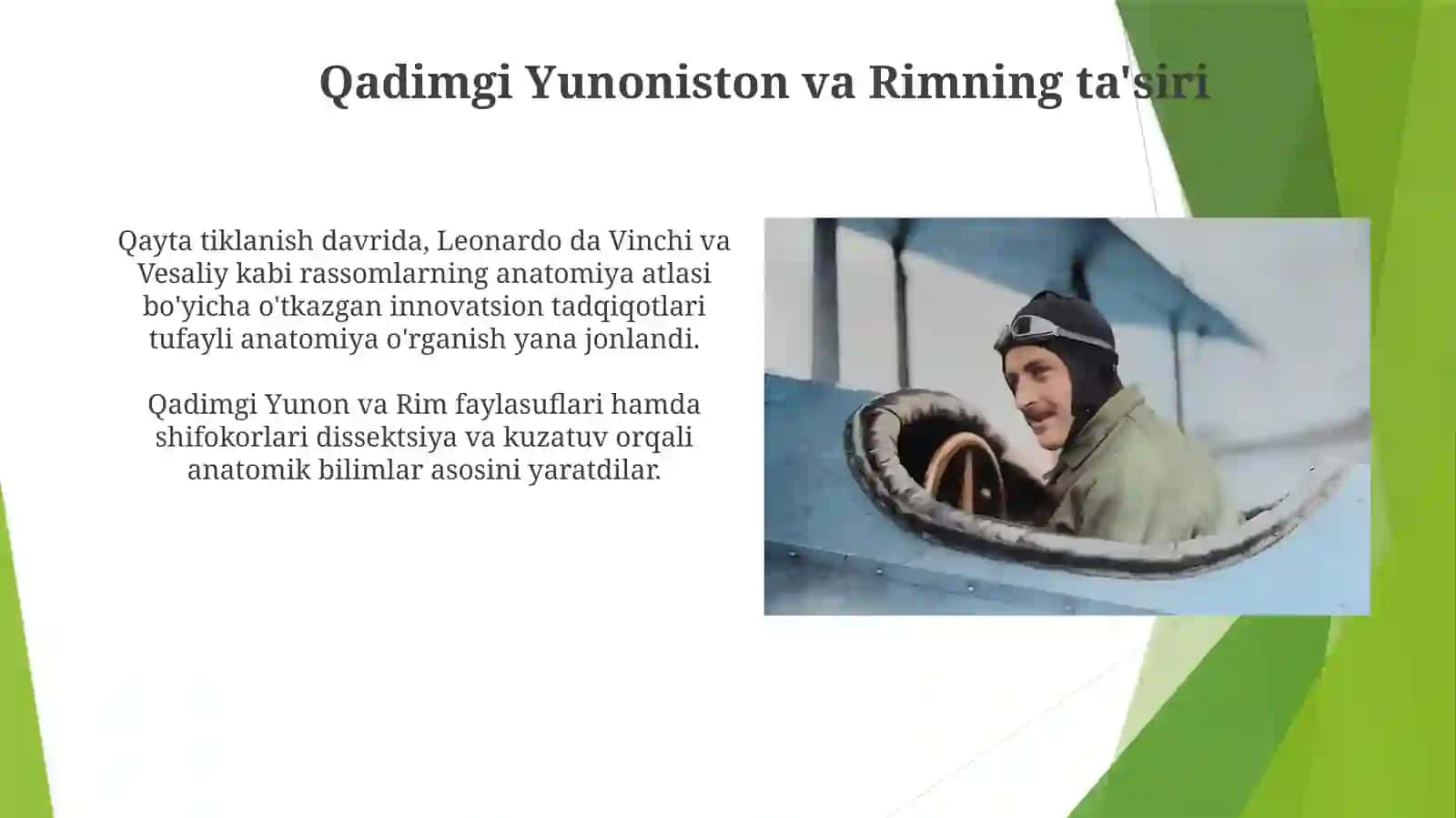 Anatomiyafanining rivojlanishi tarixi va boshqa fanlar bilan aloqasi 3