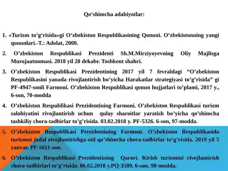 Turizm: nazariya va amaliyot 3