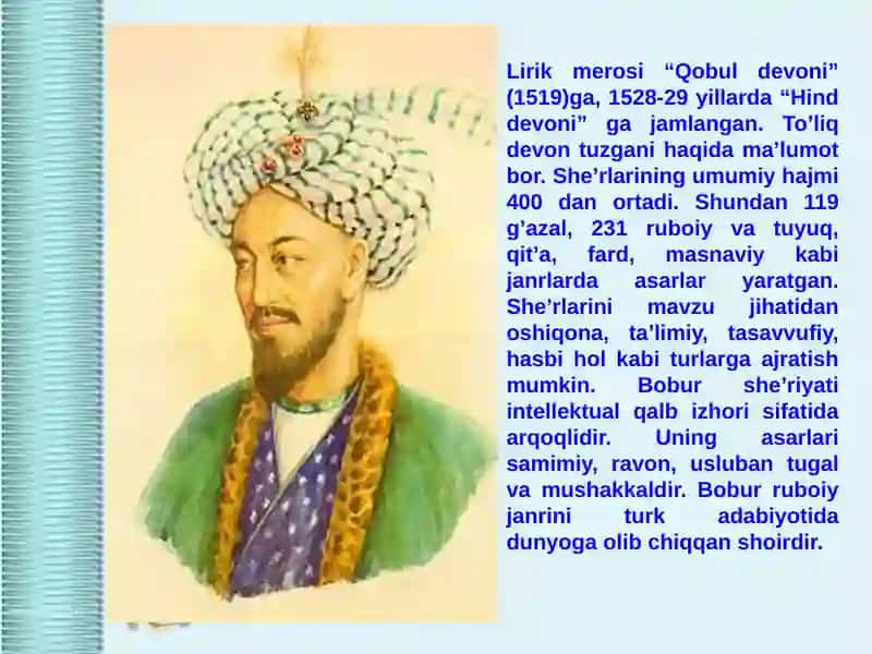 Zahiriddin Muhammad Bobur 3