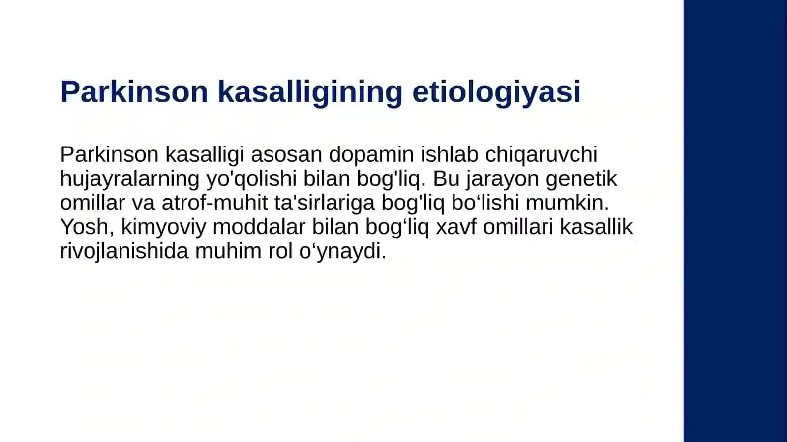 Parkinson kasalligi 3
