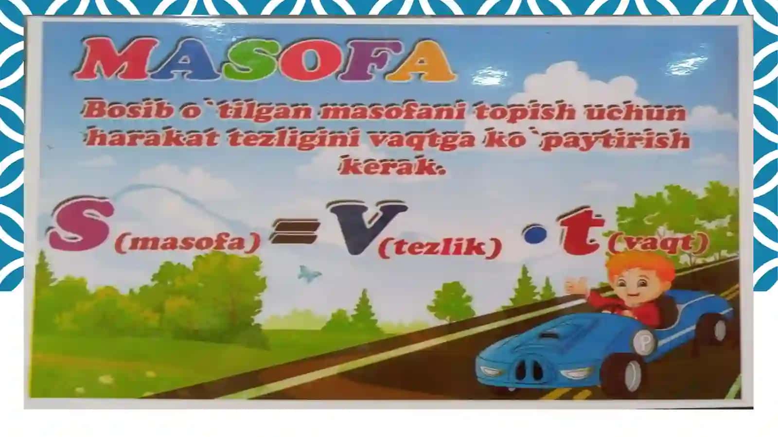 Harakatga doir masalalar 3