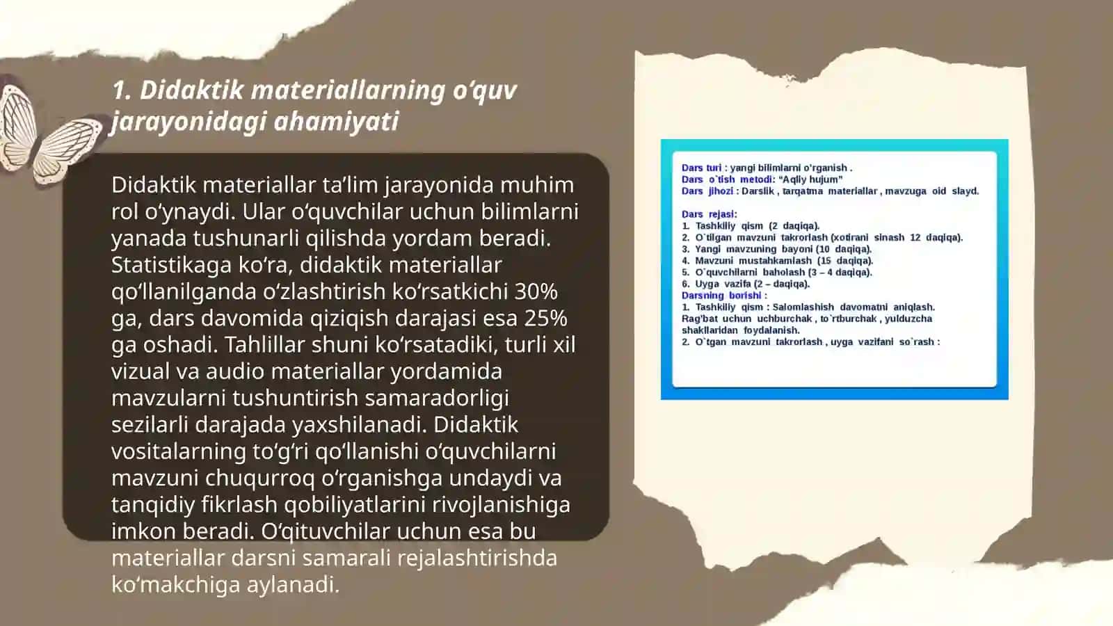 Til sathlarini oʻqitishga oid didaktik materiallarning oʻrni mavzusida talabalar uchun tavsiyalar 3