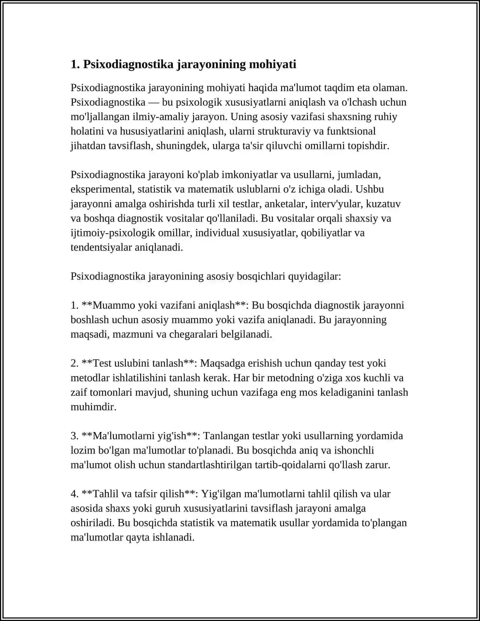PSIXODIAGNOSTIKA JARAYONLARI VA BOSQICHLARI 3