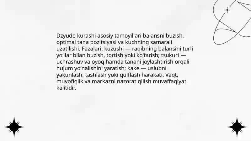 Dzyudo kurashi texnikasi asoslari 3