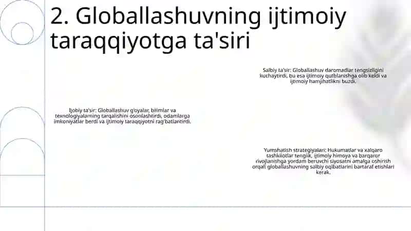 Globallashuvning Iqtisodiy Ta'limi 3