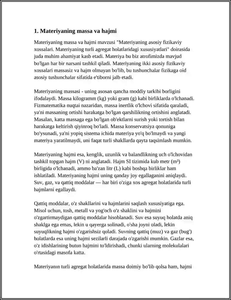 MATERIYANING ASOSIY FIZIKAVIY XOSSALARI 3
