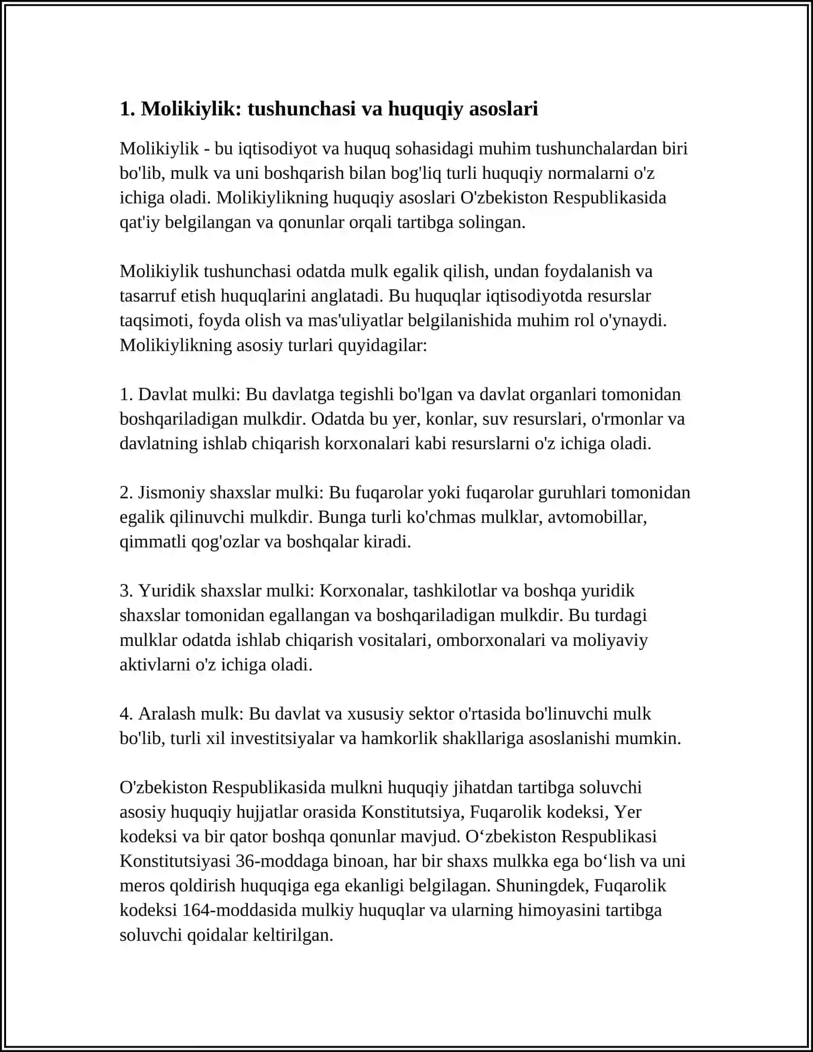 Molikiylik 3