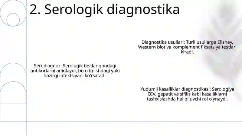Infektsiyon Kasalliklarni Diagnostika Usullari 3