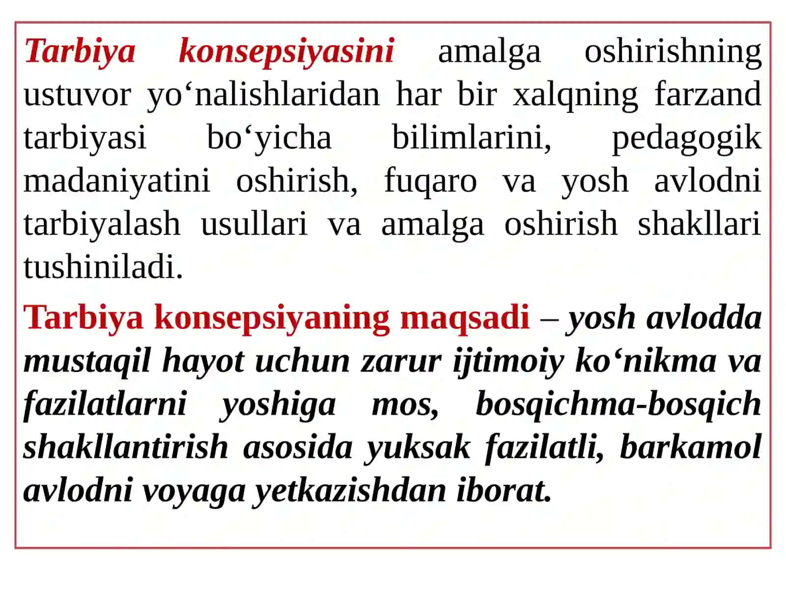 MILLIY VA JAHON TARBIYAKONSEPSIYASI 3