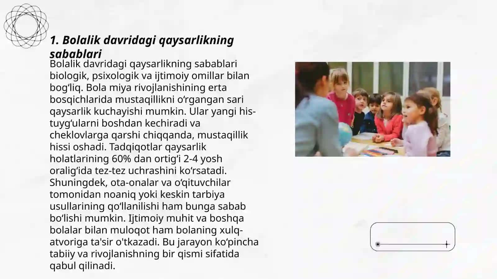Bolalik davridagi qaysarlik 3