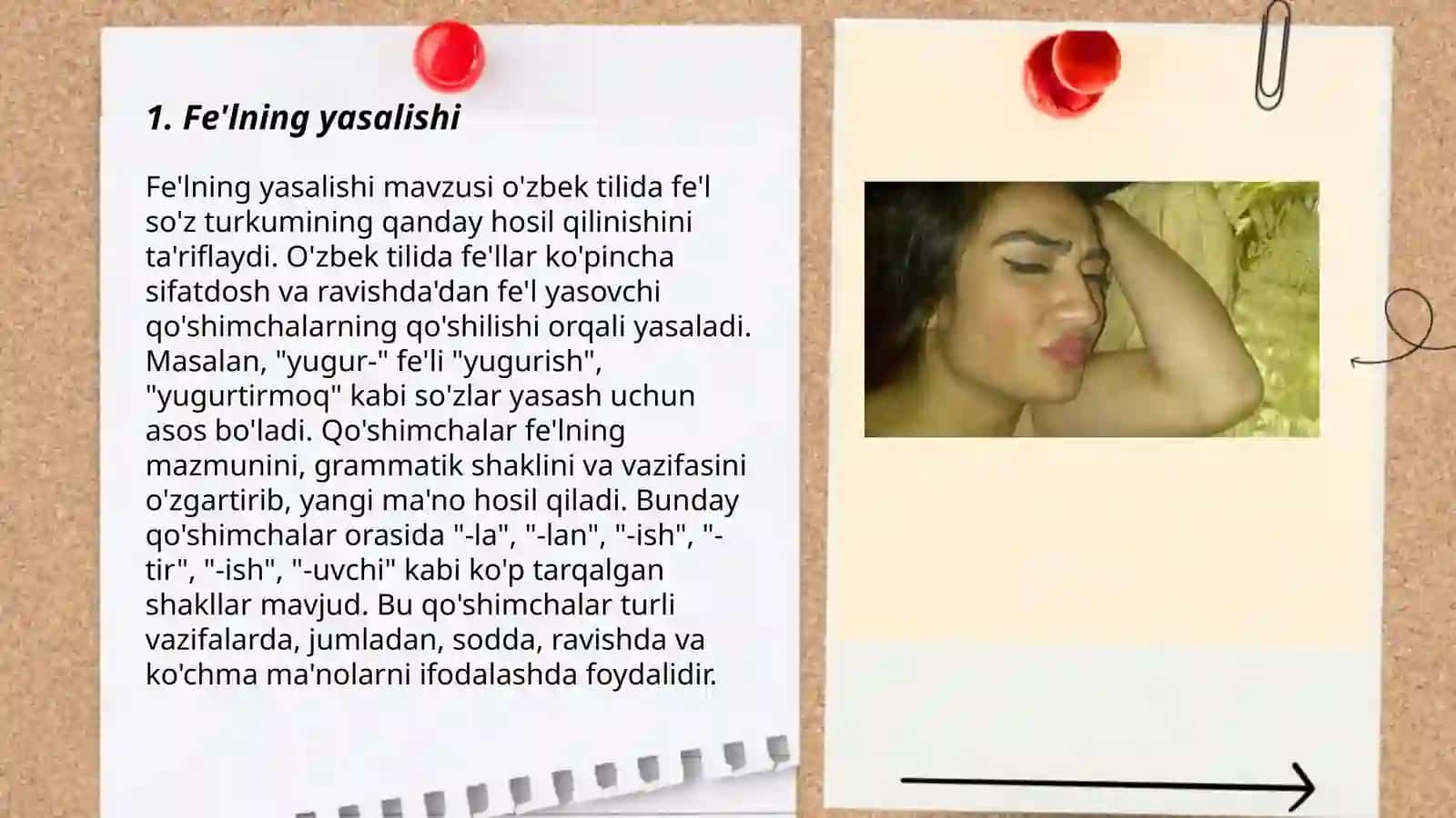 Fe'llarning yasalishi, modal shakllari, tuzilish jihatdan turlari 3