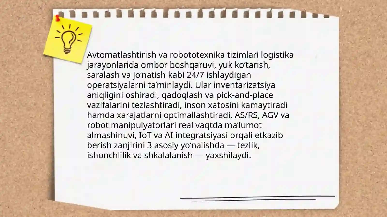 Avtomatlashtirish va robototexnika tizimlari 3
