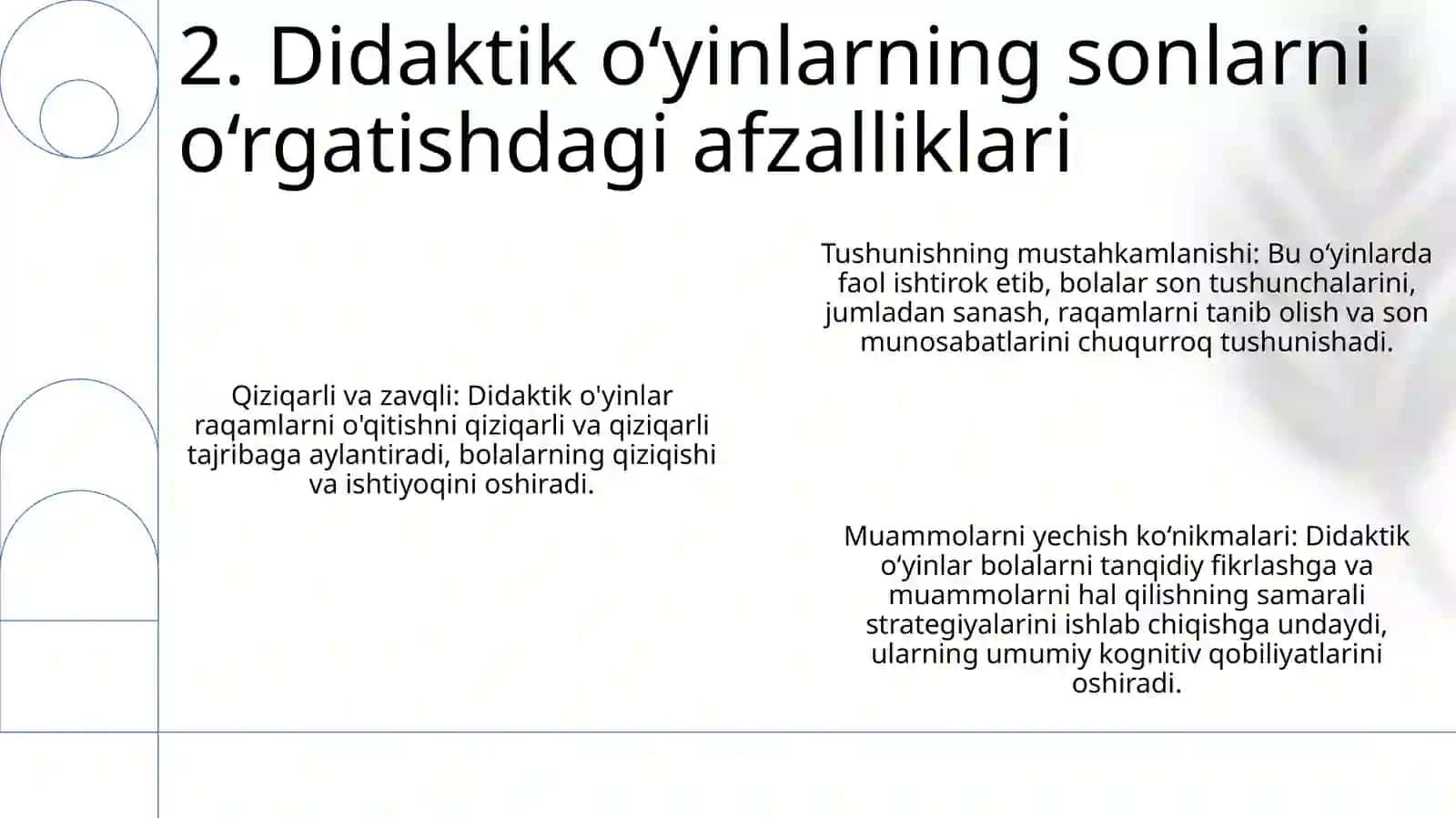 Darslarda Bolalarni Raqamlar Va Raqamlar Bilan Tanishtirish Uchun Didaktik O'Yinlardan Foydalanish 3