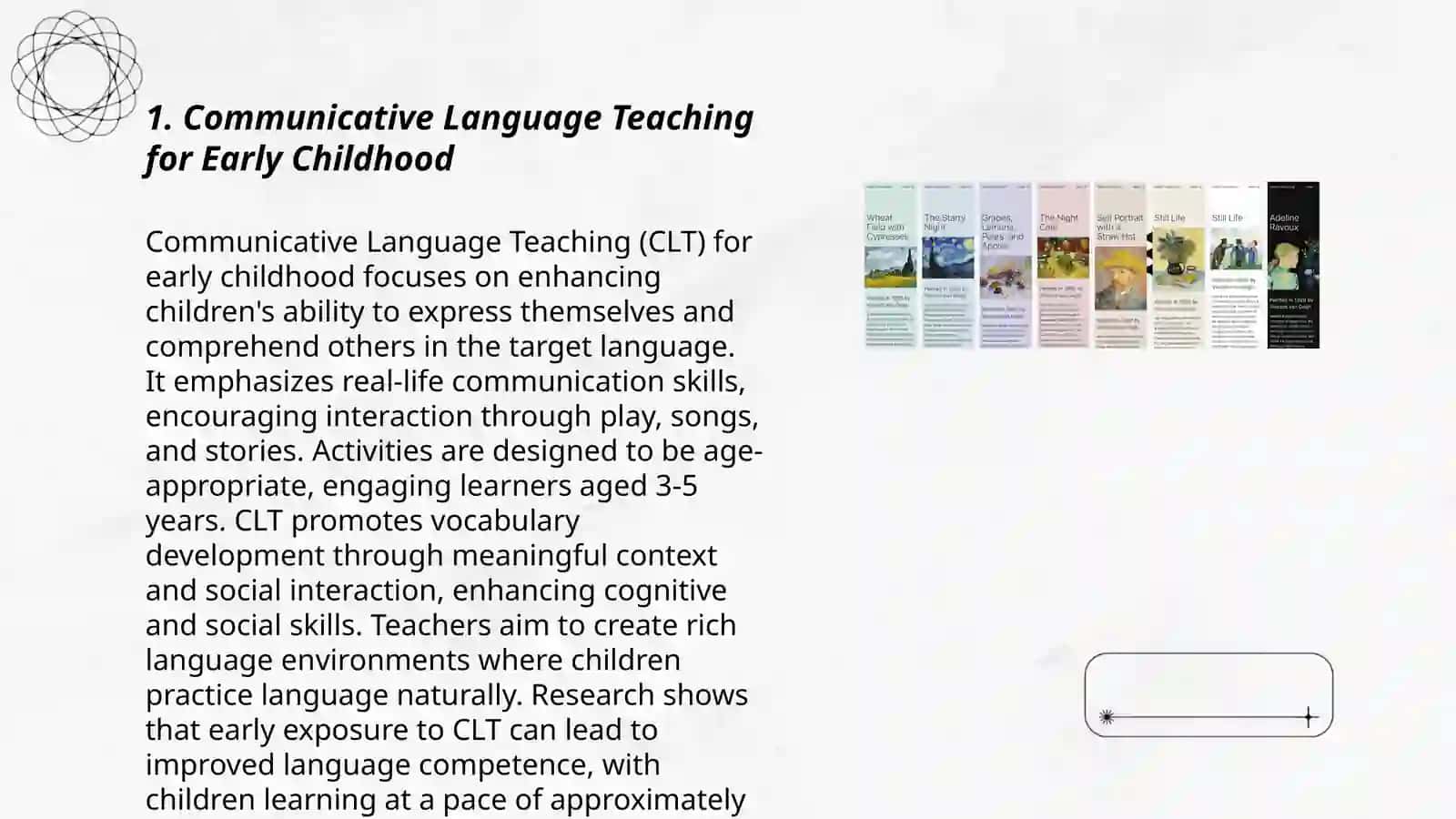 Contemporary foreign language teaching methods for children in their early years 3