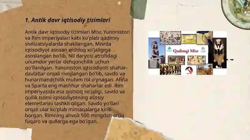 Antik davri ijtimoiy-iqtisodiy munosabatlari 3