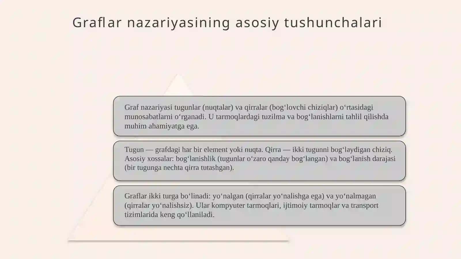 Graflar nazariyasi haqida umumiy ma'lumot 3
