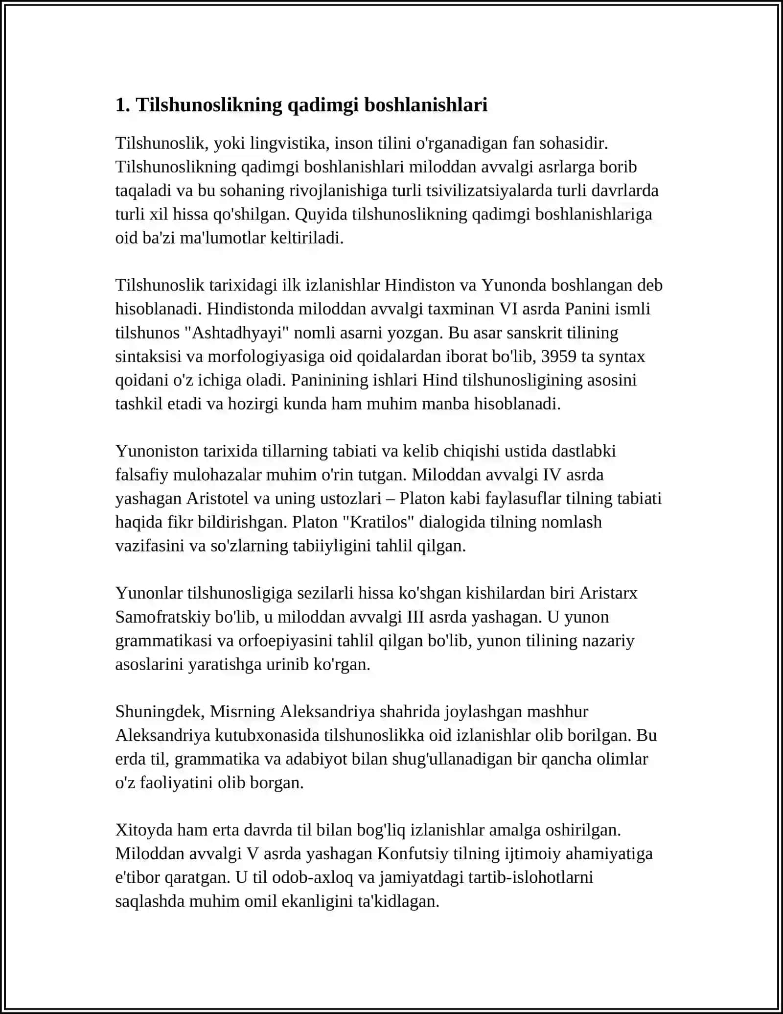 TARIXIY TILSHUNOSLIKNING RIVOLANISHI VA VUJUDGA KELISHI 3