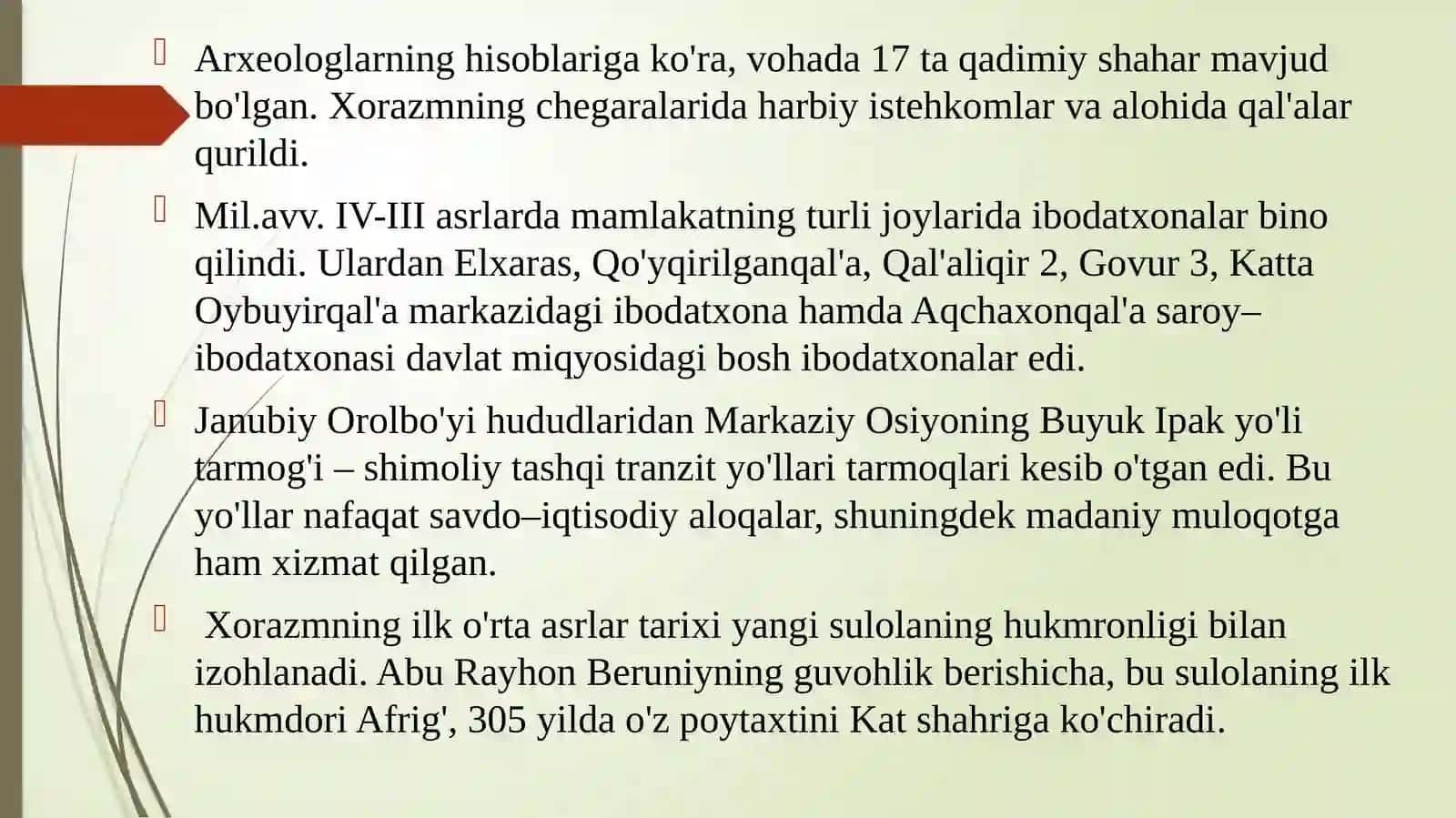 Kirish. Xorazm tarixi 3