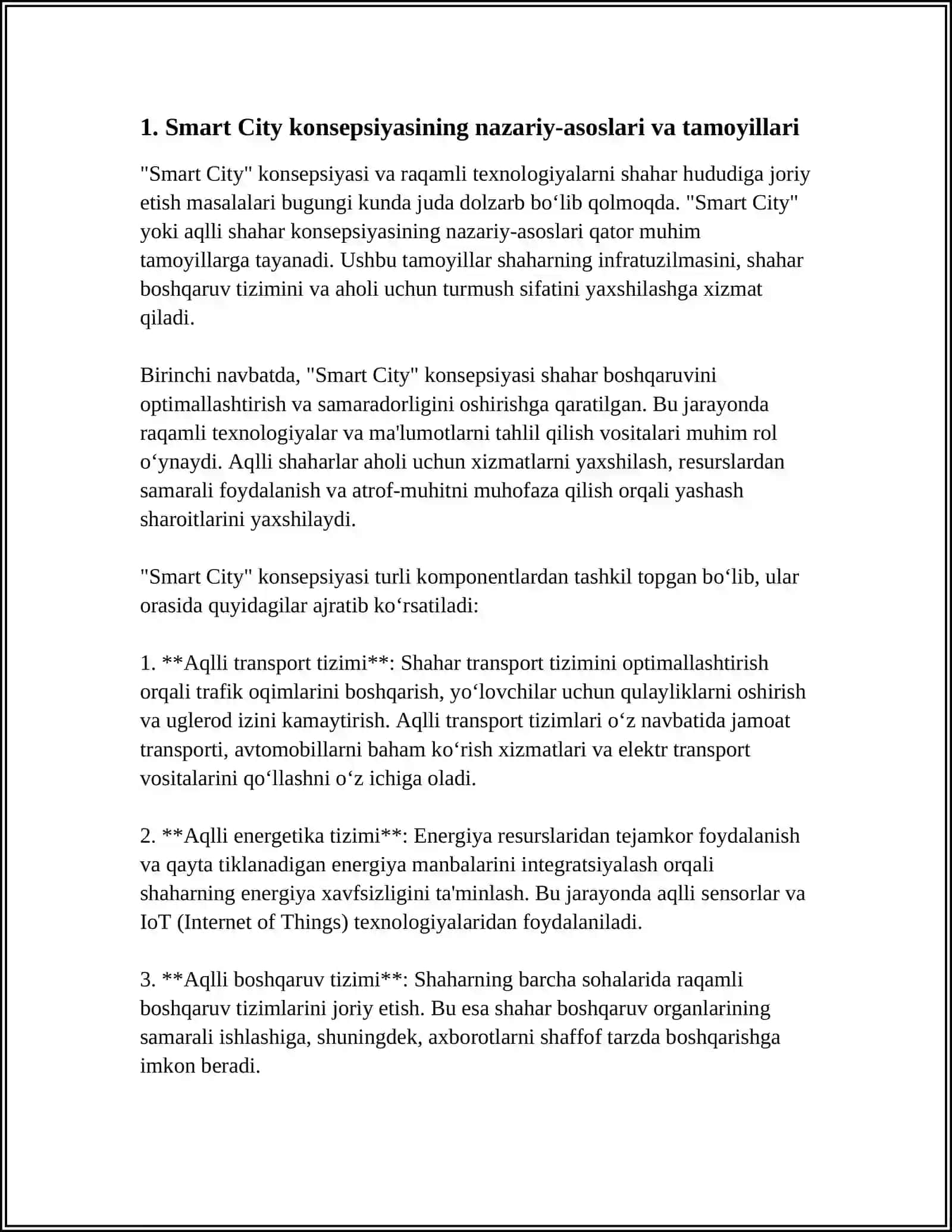 SMART CITY KONSEPSIYASI VA RAQAMLI TEXNOLOGIYALARNI SHAHAR HUDUDIGA JORIY ETISH 3