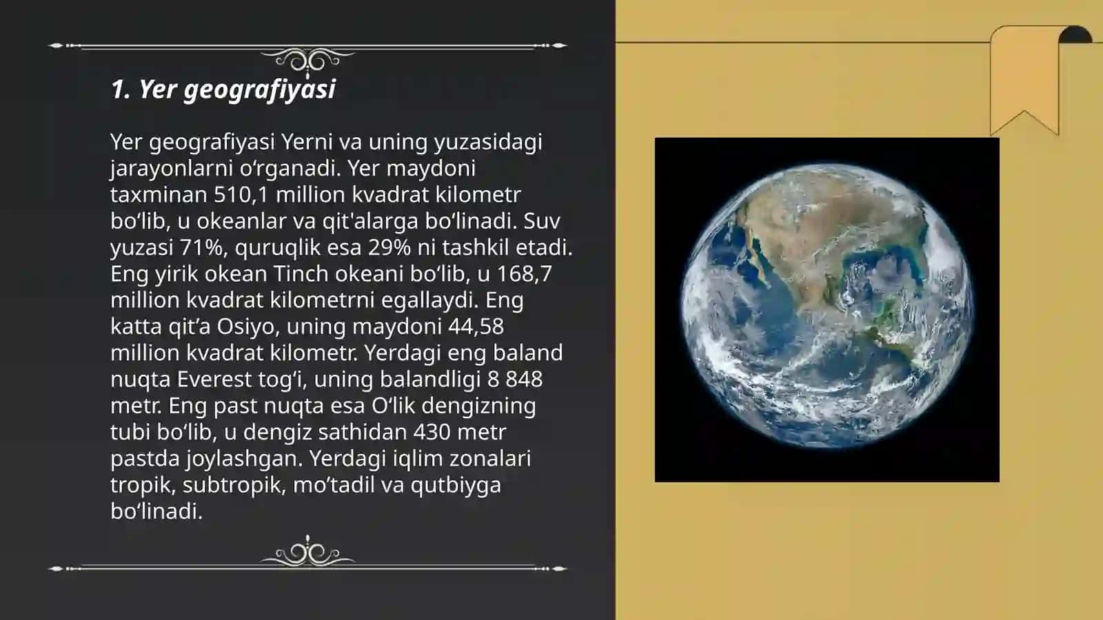 Yer geografiyasi 3