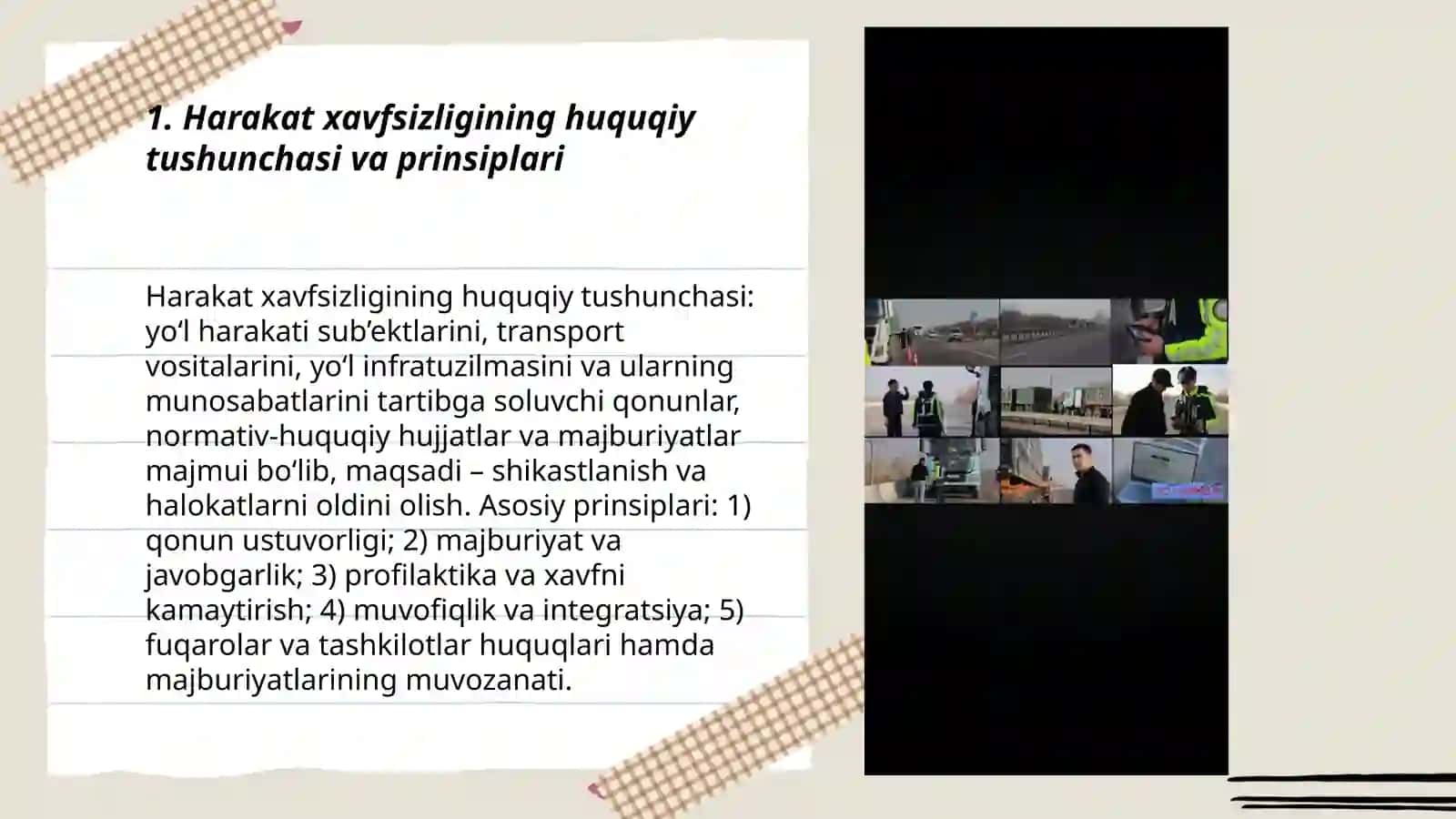 Harakat xavfsizligini tartibga solishning huquqiy va meyoriy asoslari 3