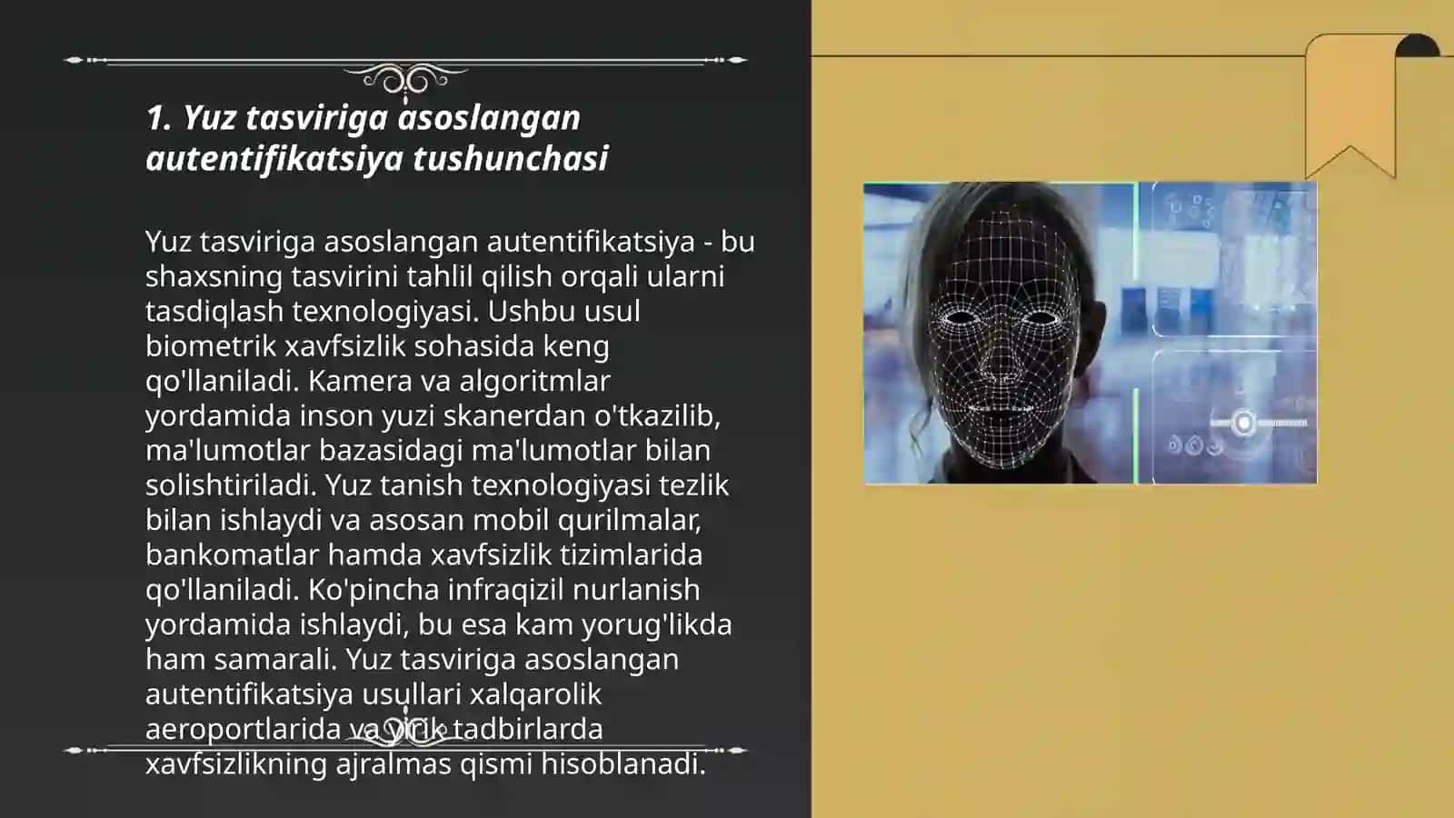 Yuz tasviriga asoslangan autentifikatsiya usuli va uning xususiyatlari 3
